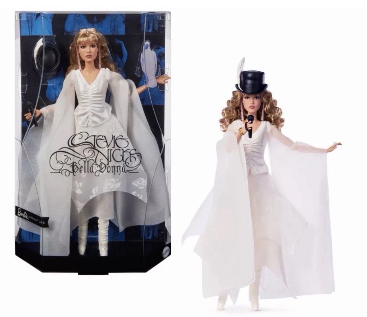 Barbie Stevie Nicks Bella Donna Doll In White Dress New Brand New And Sealed
