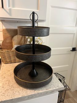 Target Threshold 3 tiered galvanized stand $25
