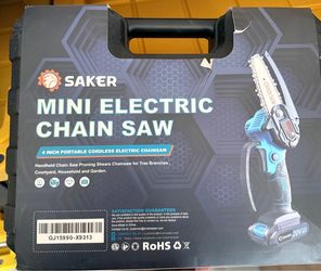 4inch Mini Electric Chain Saw $45