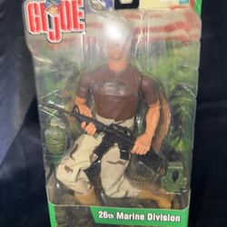 GI JOE 26TH Marine Division Action Figure 2002 Hasbro