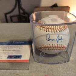 Aaron Judge Autographed Baseball 