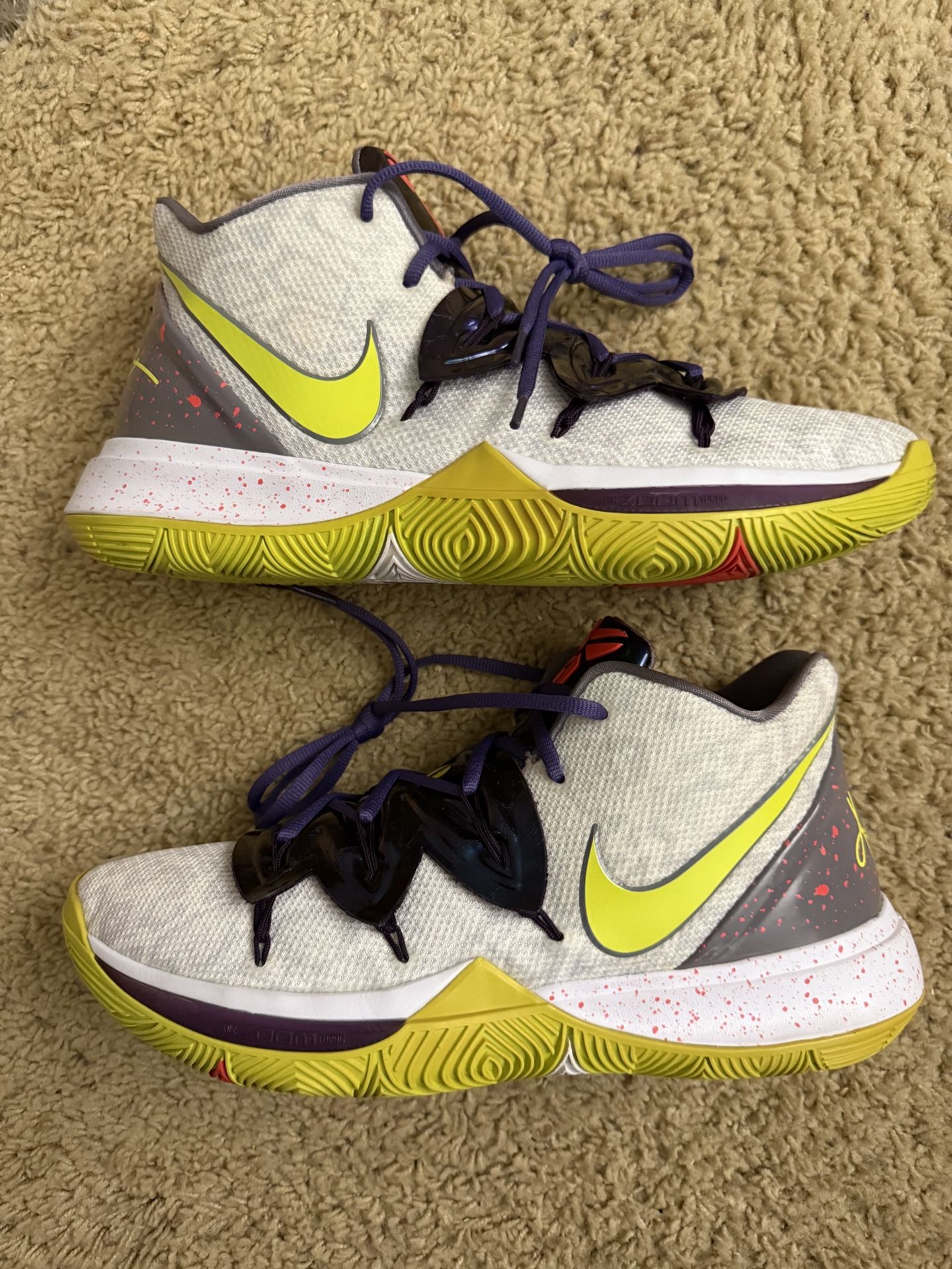 Pre Owned No Box Size 12 - Nike Kyrie 5 Mamba Mentality Inspired By Kobe 5 Chaos