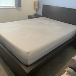 IKEA Malm Bed Frame And Night Stand