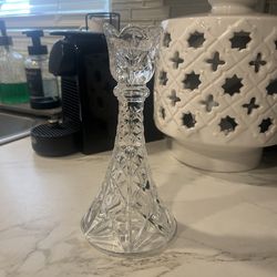 Lead Crystal Taper Candlestick