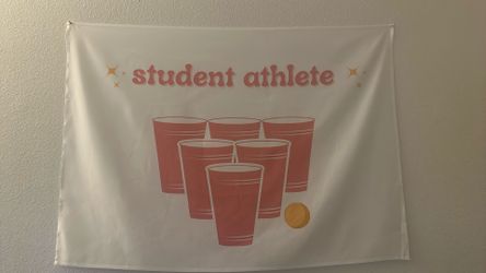 “Student Athlete” Pink Flag