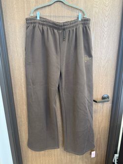 PrettyLittleThing PLT Sports Society Straight Leg Sweatpants (XL)