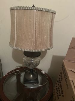 Waterford crystal buffet lamp