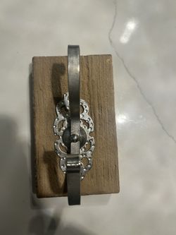 Reclaimed rustic wood coat or towel holder/hook