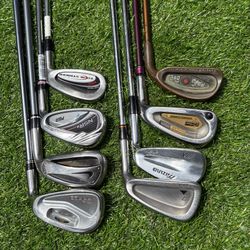 Assorted 7 irons (see details)
