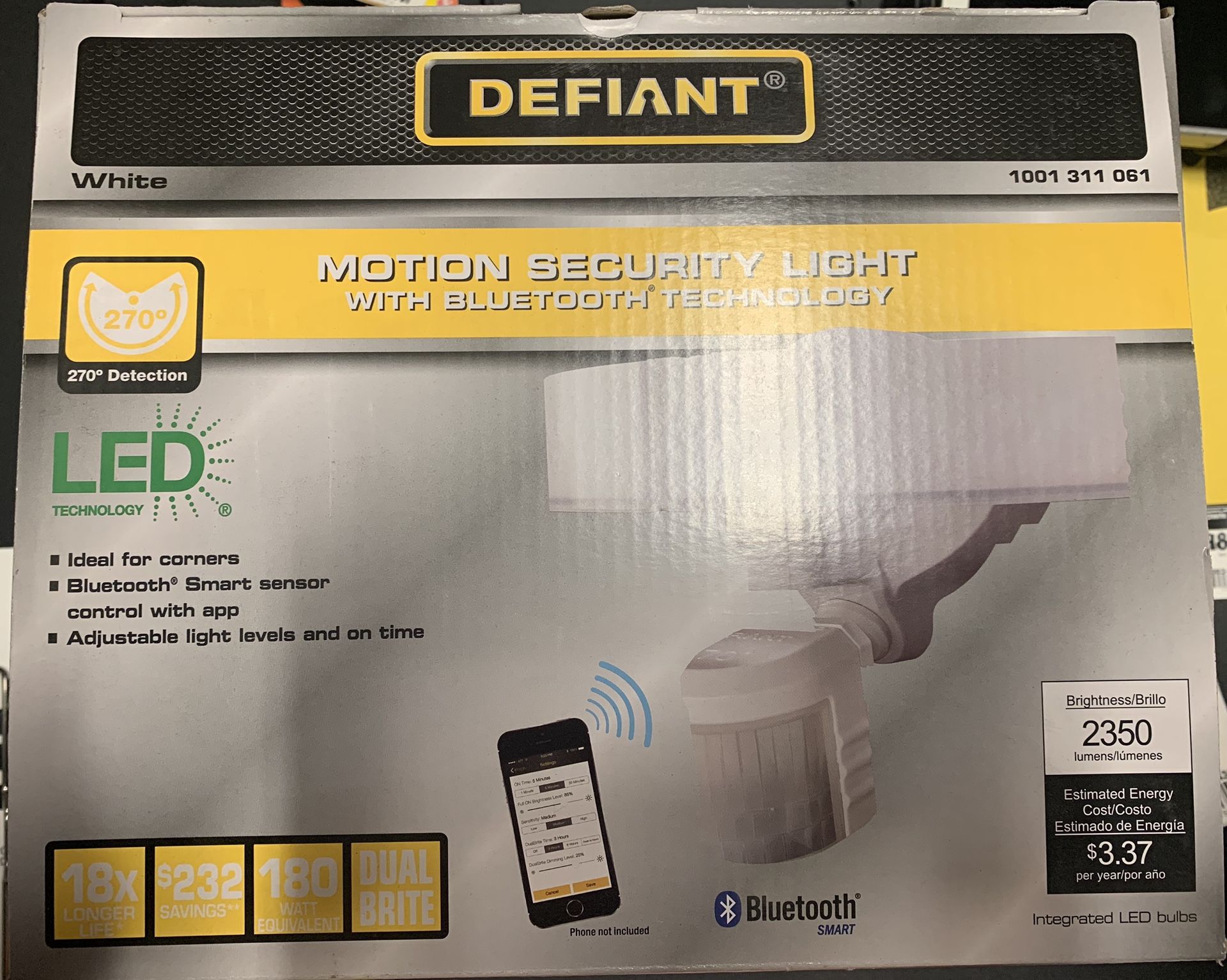 Defiant motion security light