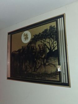 Family 🦁 Lion King🤴 BIG Portrait/Painting 🦁