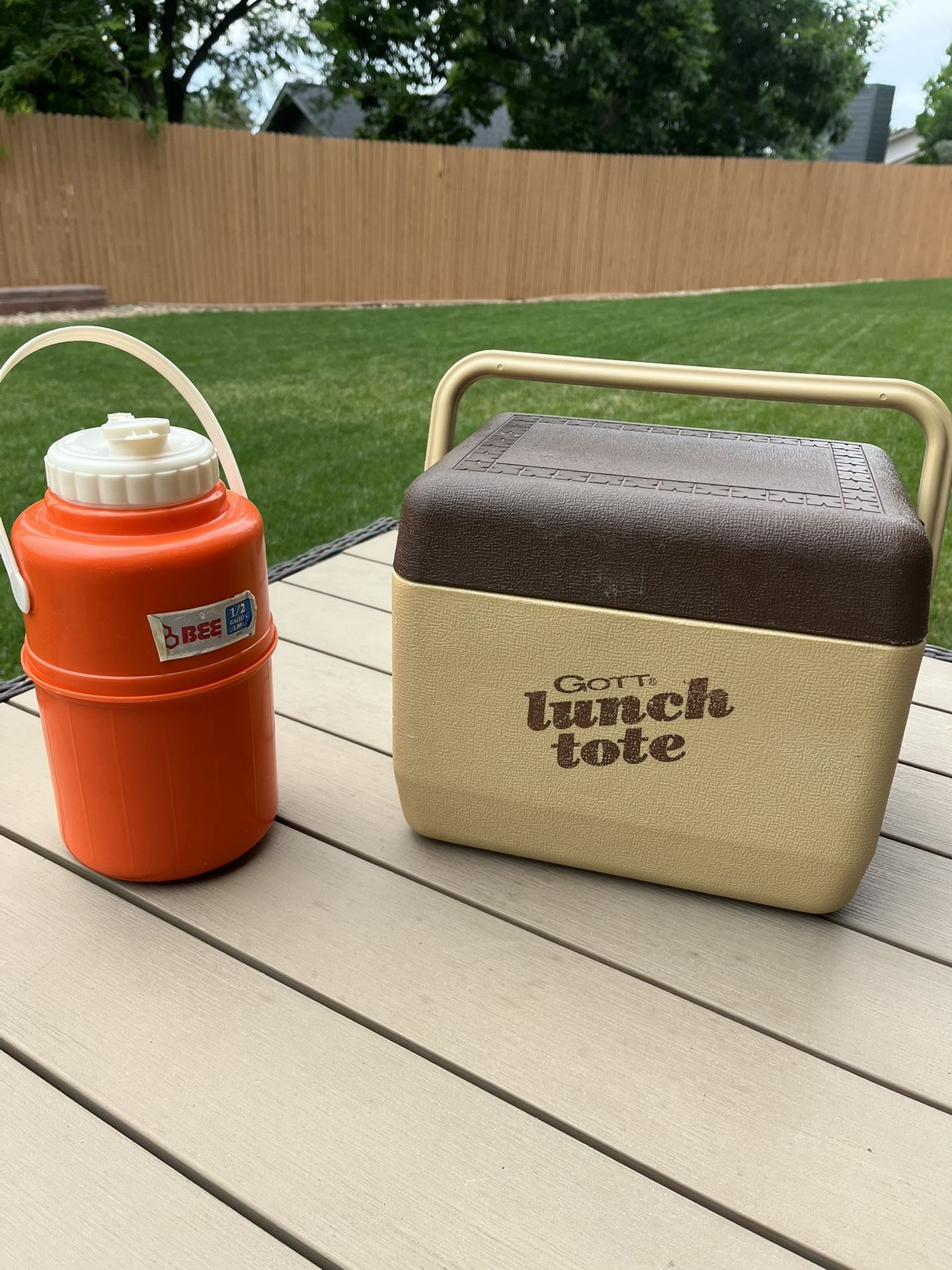 Lunch Tote And Beverage Container