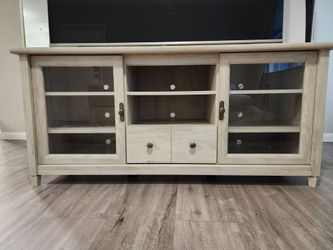 TV Console- Cream wood