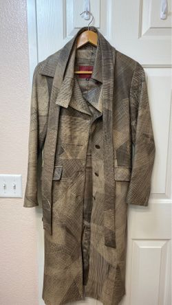 Genuine sheepskin leather coat