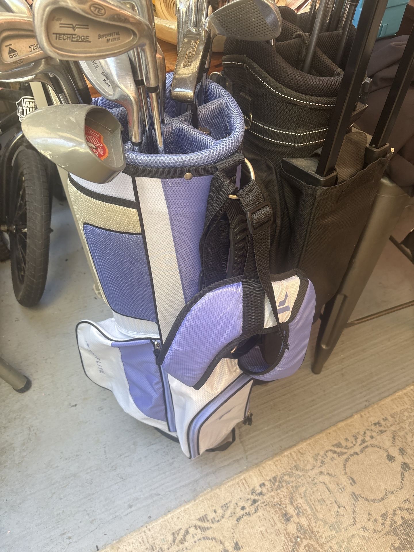 Complete Golf Club Set – Titleist, Adams, TechEdge + 2 Bags – Ready to Pla