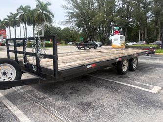 Flat bed trailers  8x20