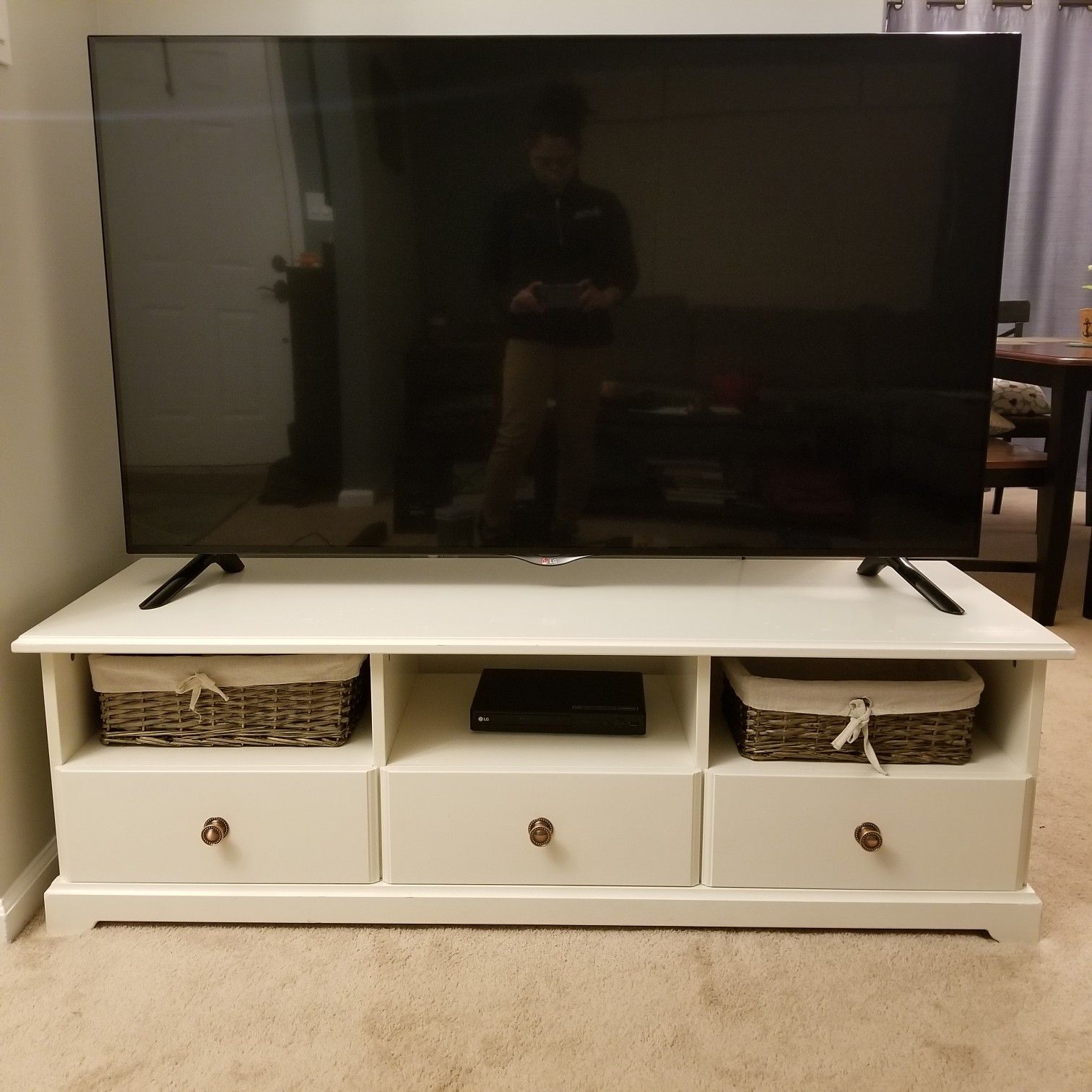 Ikea TV Stand White