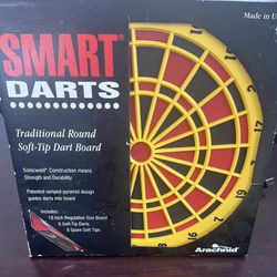 Smart Darts Traditional Round Soft-Tip Board