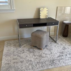 Vanity, Stool And Mirror 