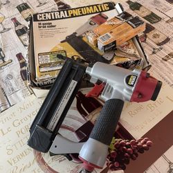 central pneumatic nail gun 18 gauge