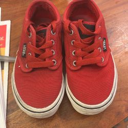 Youths Chili Pepper Red 10.5 VANS