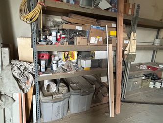 Storage shelves