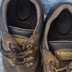 Size 10-11 Doc Martin's Steel Toe Slip Resistant. Almost New. 