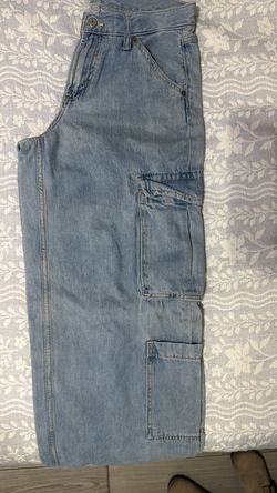 Baggy wide leg jeans size 2