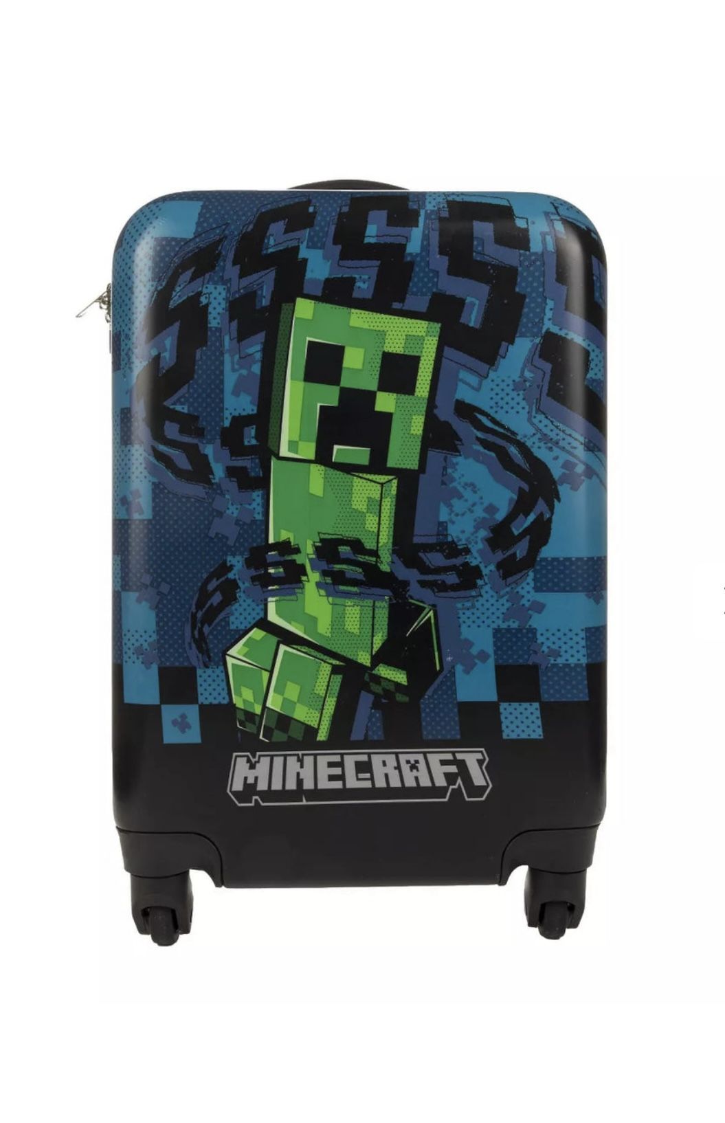 Minecraft Creeper Hardside Carry On Suitcase