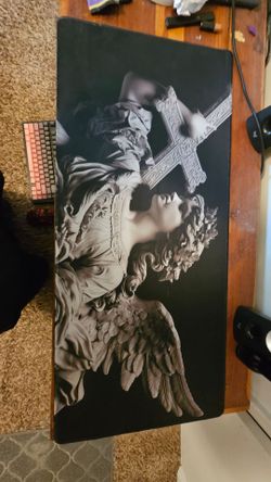 Large Extended Gaming Mouse Pad Angel Design