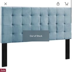 Modway Upholstered Panel Headboard Turquoise 