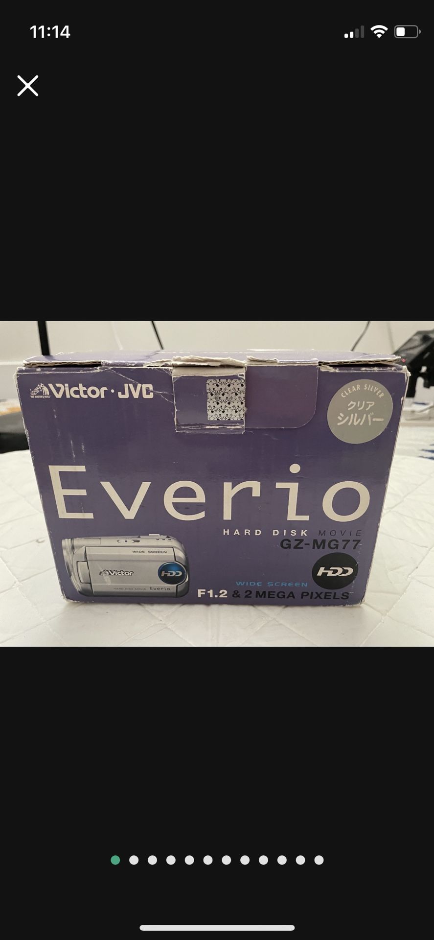 🎥 JVC Everio GZ-MG77 Camcorder – Japan Model (As-Is)