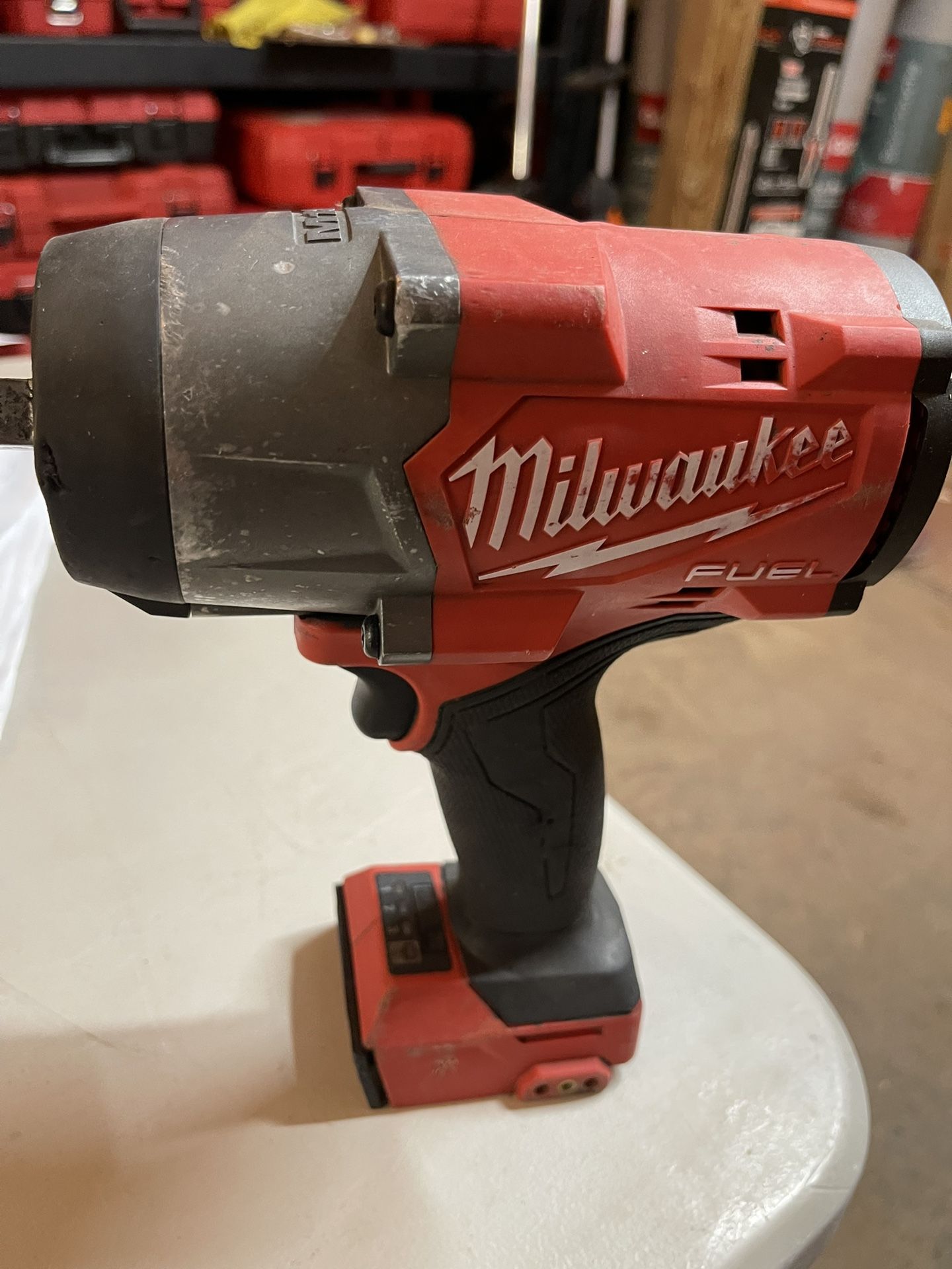 Milwaukee M18 FUEL 18V Lithium-Ion Brushless Cordless 1/2 in. Impact Wrench with Friction Ring (Tool-Only)