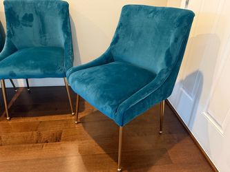 Green Velvet Dining Chairs