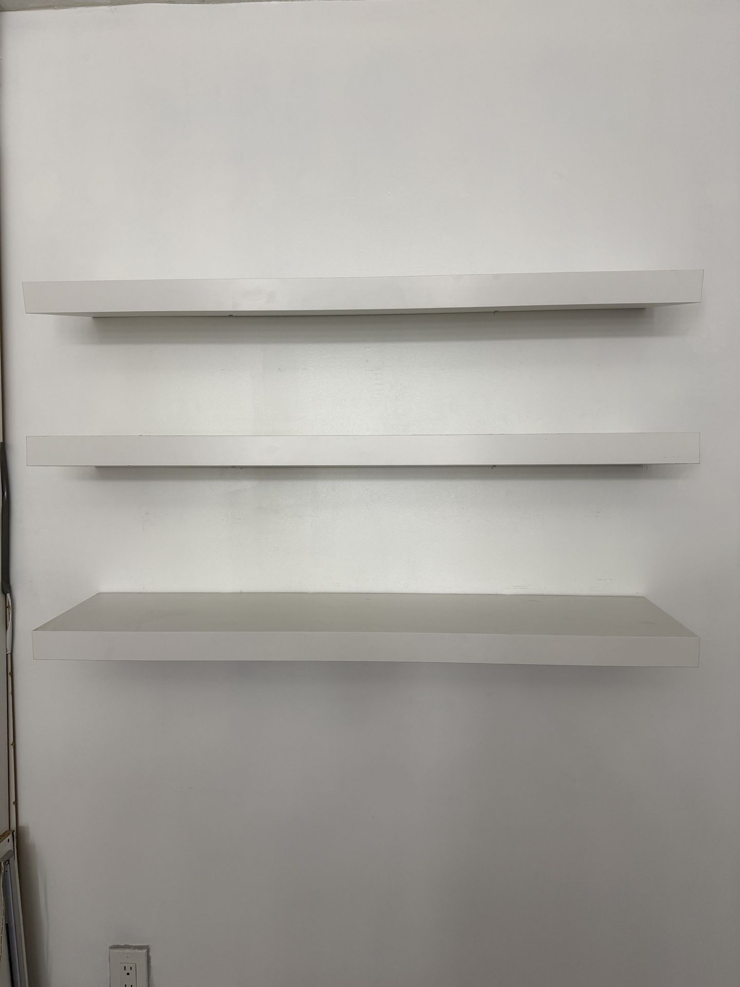 White IKEA Shelves 