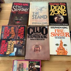 Stephen King Book Bundle Vintage Hardcover B.C.E 