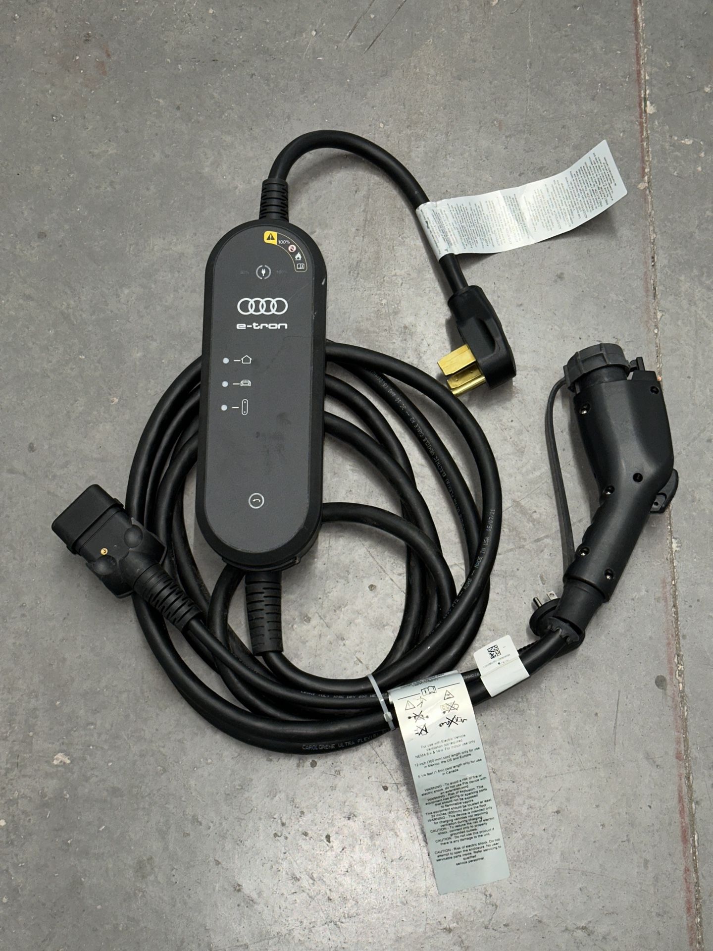 Audi e tron Charger Kit EV Rapid Universal Charging Cable 40A NEMA Both Adapters