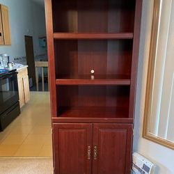 Cherrywood Desk And Book Shelf
