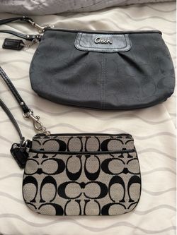 Coach wristlets