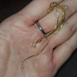 14k Solid Gold  Necklace