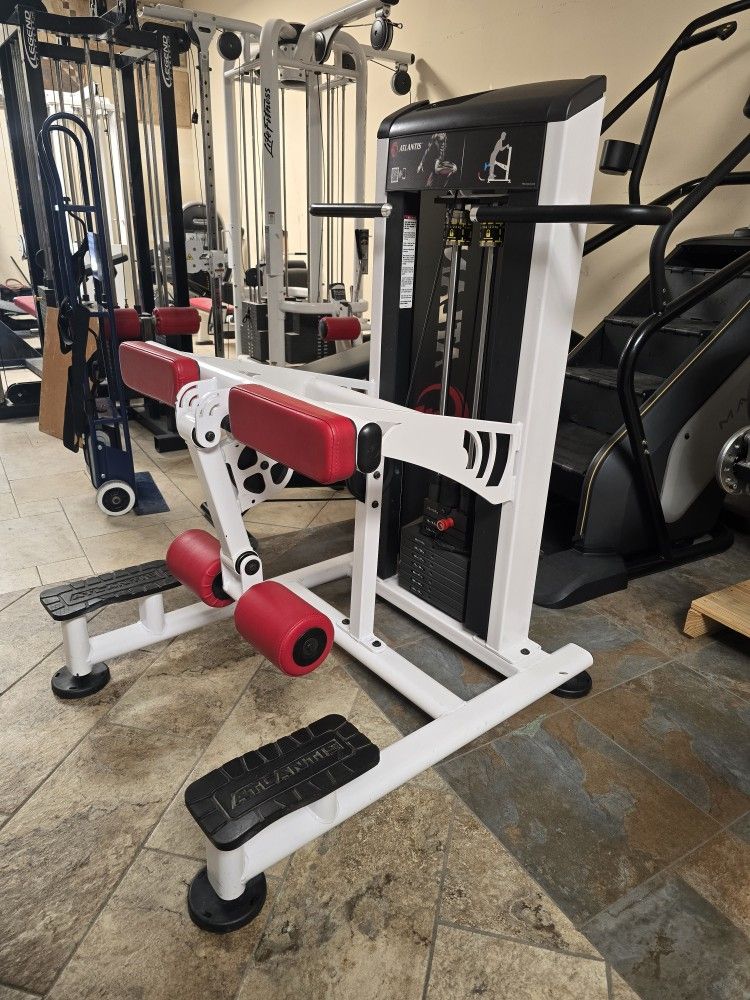 Atlantis Standing Leg Curl Gym Equipment Exercise Fitness Weight Machine