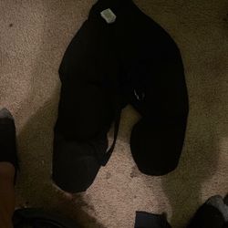 Black Augusta Football Pants Youth Xl