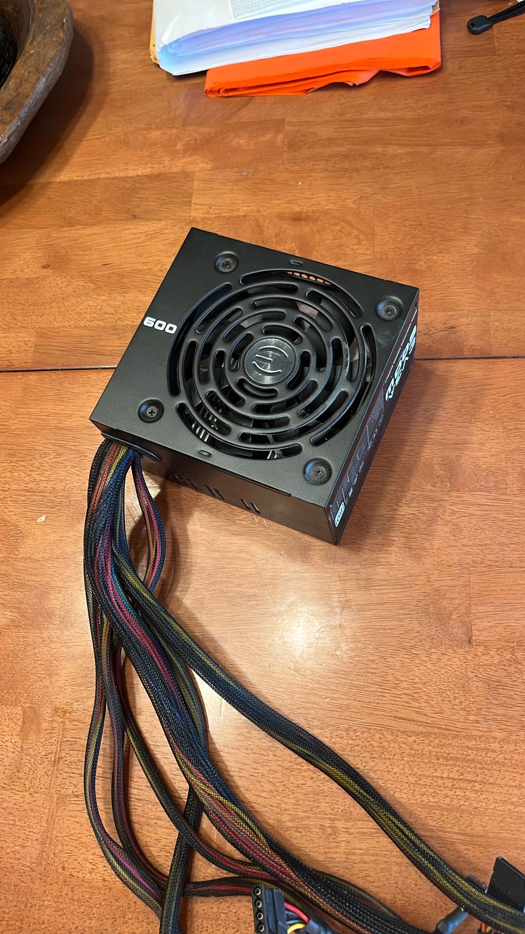 EVGA 600W Power Supply (PSU) Silver