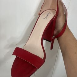 Red High heels Women’s Size 10