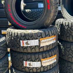‼️🚨vendo Set De Llantas Lt 33x12.50 17 Arroyo R/T Tires 