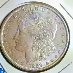 1889 Morgan dollar
