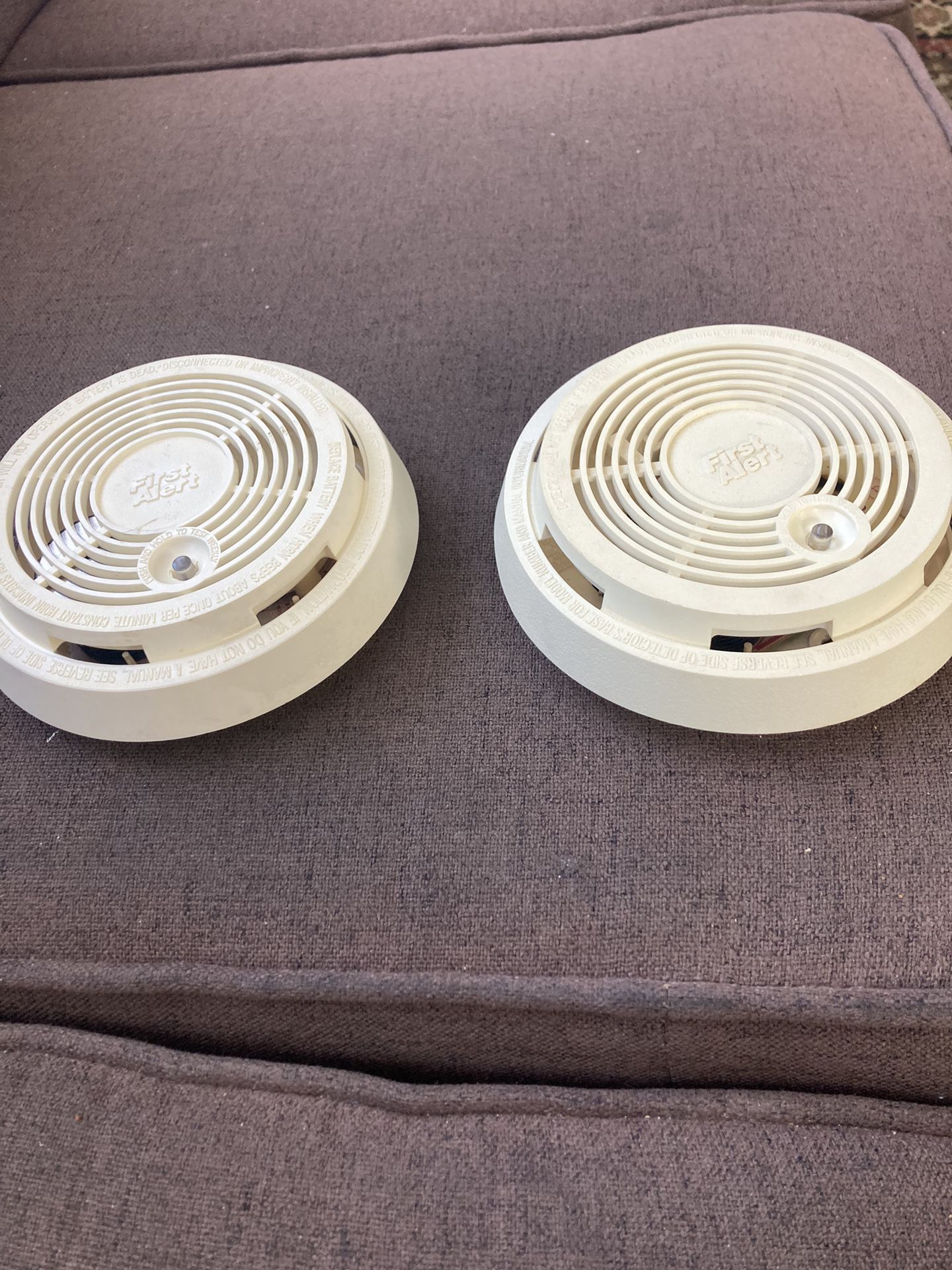 First Alarm Smoke Detectors. 2 For $8.00