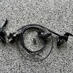 Shimano OEM M6100 M6120 4-Piston Hydraulic Brake Set (Front / Rear)