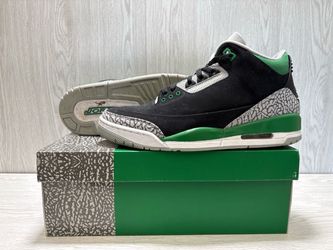 Nike Air Jordan 3 Retro Pine Green Shoes - Size 11 - With Box (A1G014098)