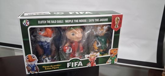FiFA  world cup 2026 mascot action figures window box. New.
